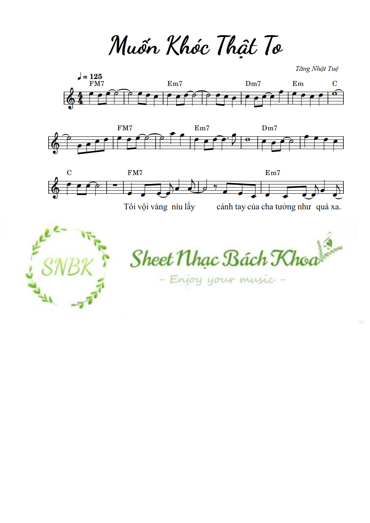 Muốn Khóc Thật To